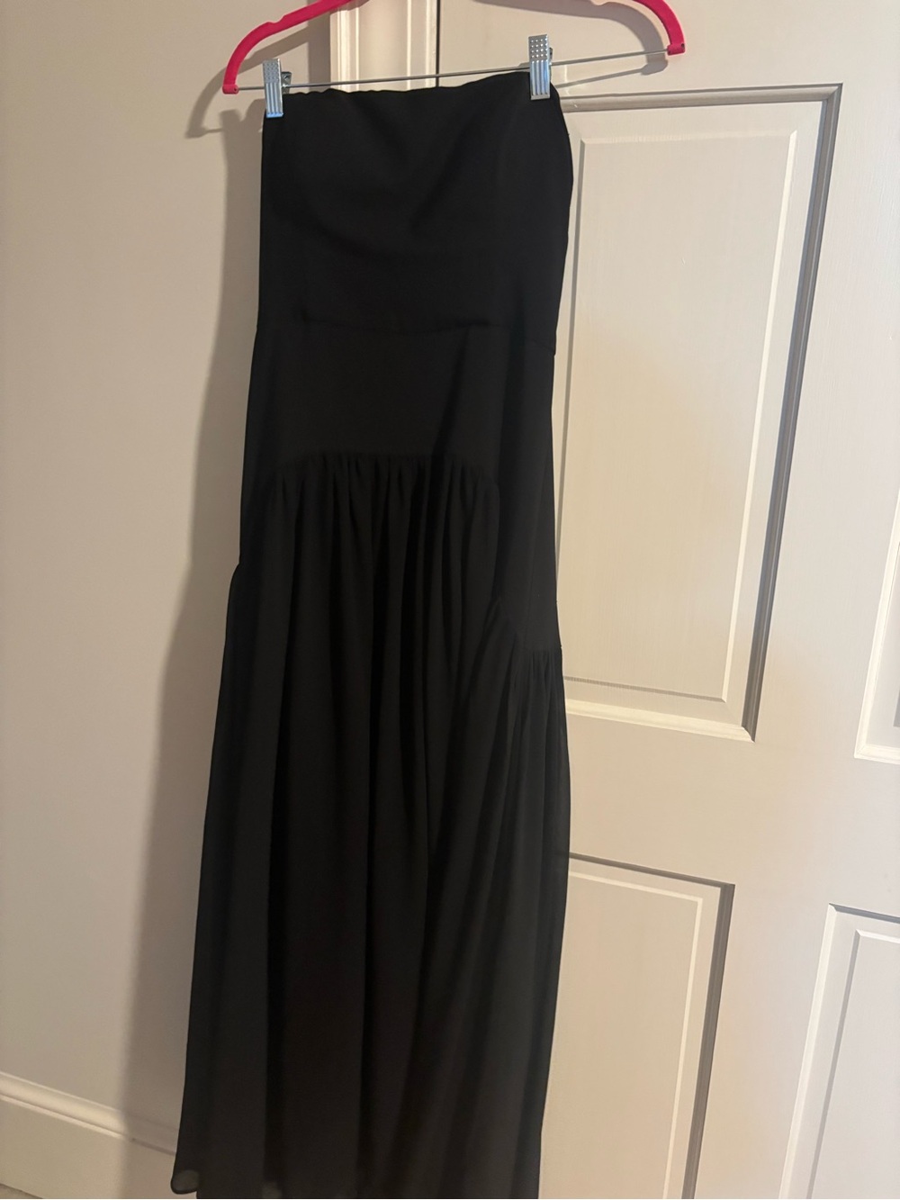 Hutch Black Strapless Maxi Dress